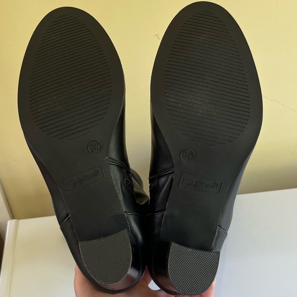 Jaclyn Smith Dover Tall Zip Up Heeled Black Slouch Boots - New without tag/box - Picture 6 of 8